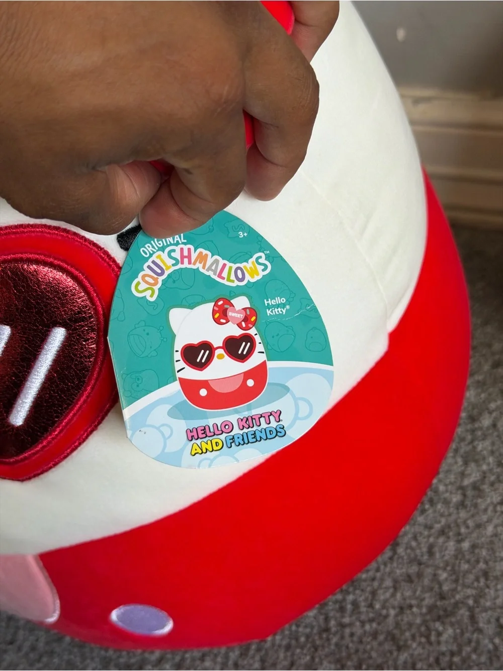 2 Sanrio Hello Kitty Squishmallow Plush